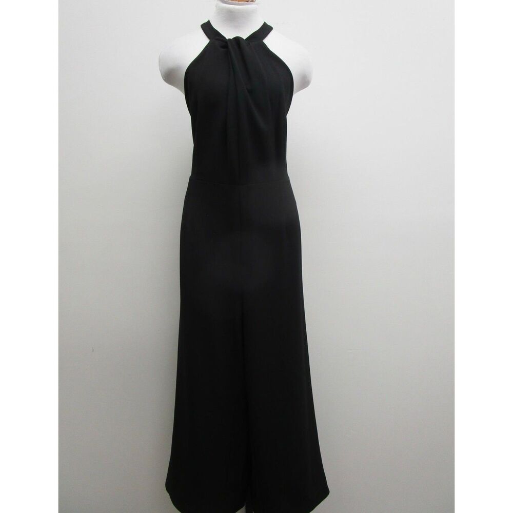 Julia Jordan Black Halter Jumpsuit – Size 16